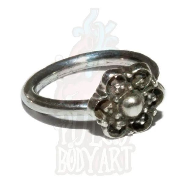 Piercing Flor Indiano dourado