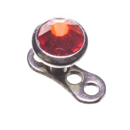 Microdermal Cristal Vermelho