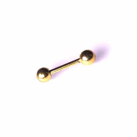 Mini Barbell Dourado