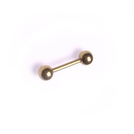 Mini Barbell Dourado