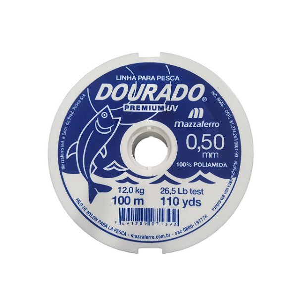 ROLO NYLON 0,50MM COM 100M