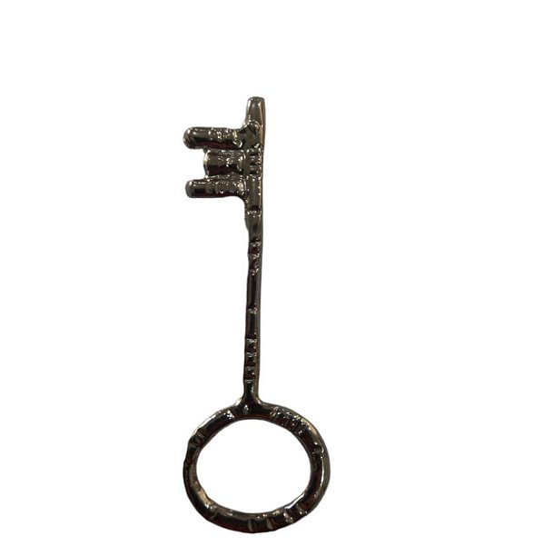 MINIATURA DE IBÁ CHAVE PRATA 7 CM