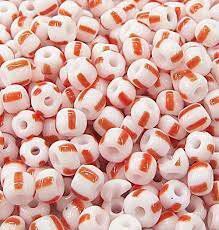 MISSANGA BRANCA E LARANJA RAJADA 50G