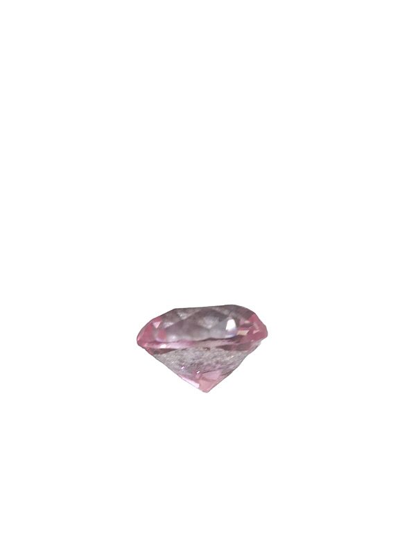PEDRA FORMATO DIAMANTE ROSA CLARO