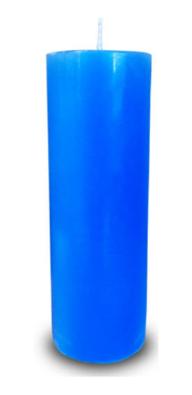 VELA 7 DIAS AZUL CLARA 240 GR