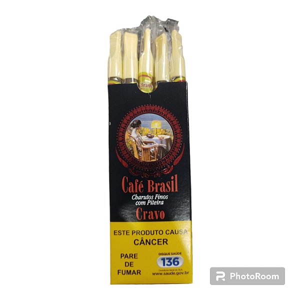 CIGARRILHA CAFE BRASIL CRAVO CX