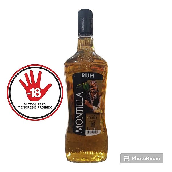 BEBIDA RUM MONTILLA CARTA OURO 1 LITRO