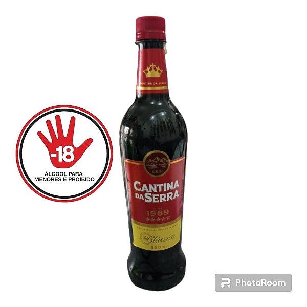 BEBIDA VINHO TINTO CANTINA DA SERRA 880 ML