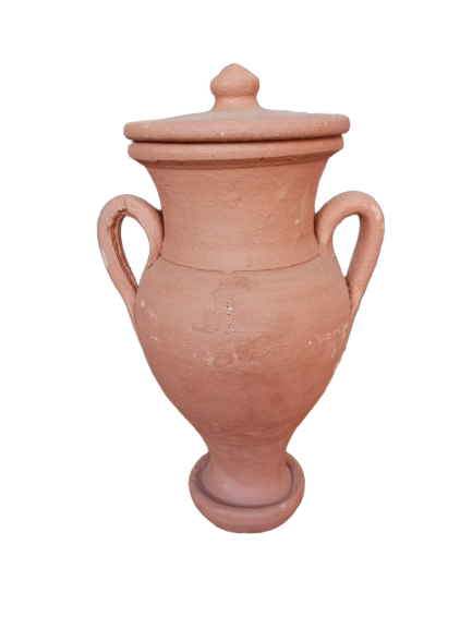 QUARTINHA DE BARRO C/ ALÇA 2 20 CM