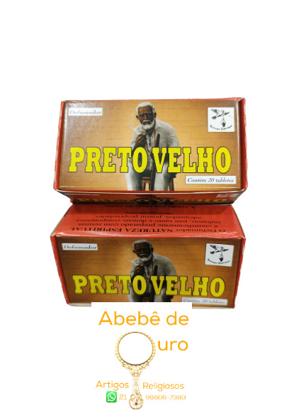 DEFUMADOR TABLETE PRETO VELHO