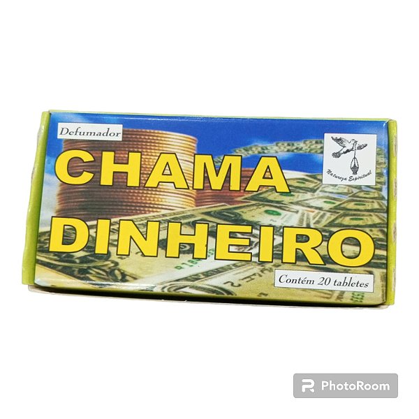 DEFUMADOR TABLETE CHAMA DINHEIRO