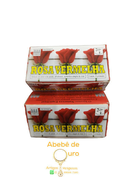 DEFUMADOR TABLETE ROSA VERMELHA
