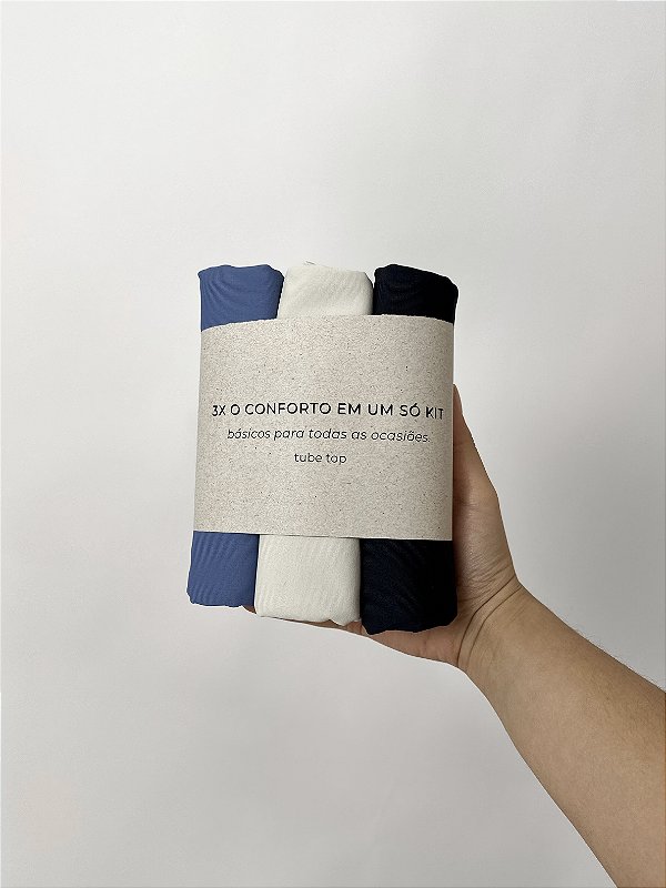 Kit - 3 Blusas Tube