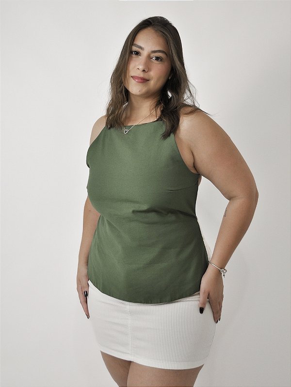 Blusa Costas Aberta Luna