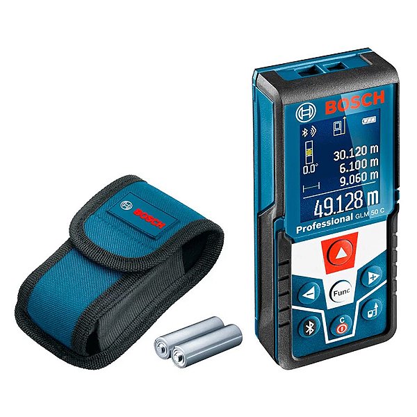 Trena Laser De Distâncias Bluetooth Bosch Glm 50c