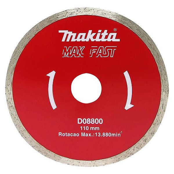 Disco Diamantado Liso D-08800 Mak Fast - Makita