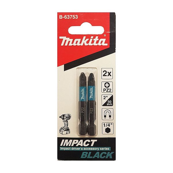 Ponta Bits Pozidrive Pz2 50mm Impacto B-63753 - Makita