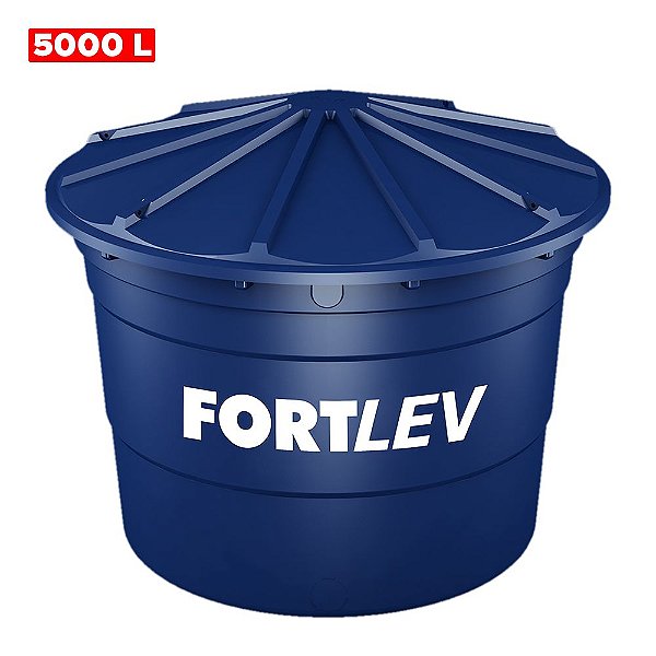 Caixa D'agua 5000 Litros Pvc Com Tampa - Fortlev