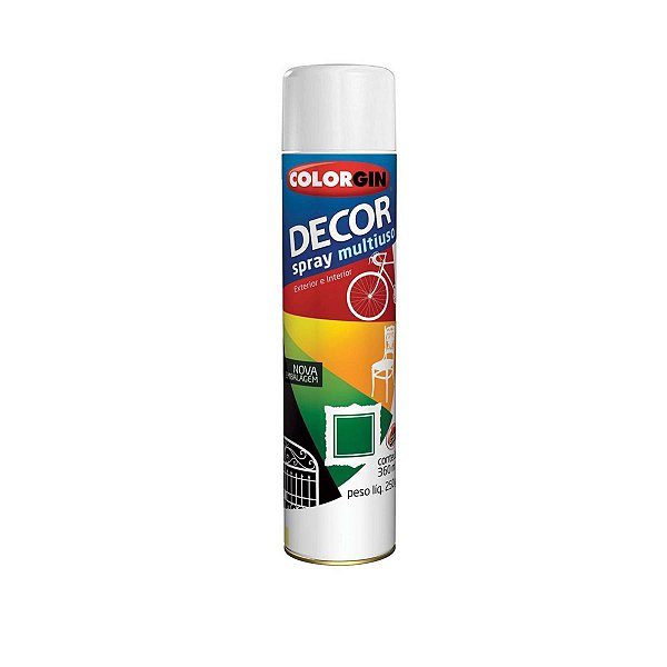 Spray Multiuso Branco Fosco Decor Colorgin