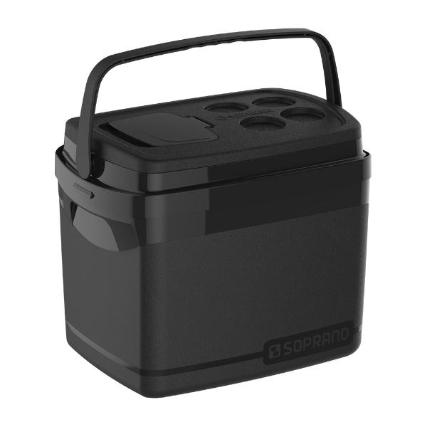 Caixa Térmica Cooler Tropical 32L Preta Soprano