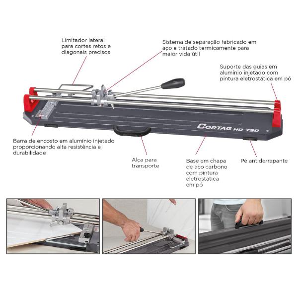 Cortador para Piso Profissional HD-1000 Cortag