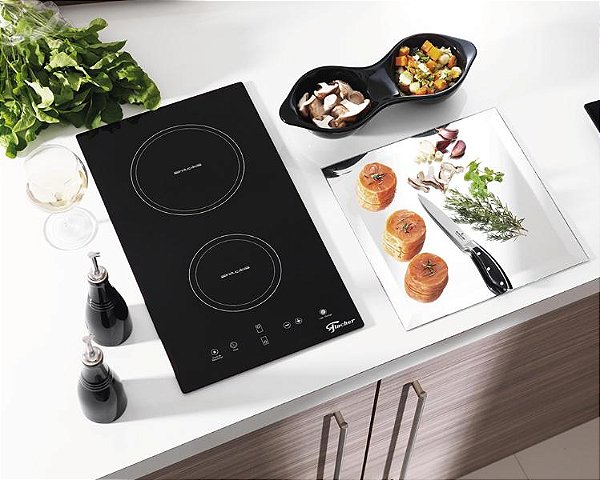 Fogão Cooktop 2Q Indução Vidro Fischer 2594-156249 220V