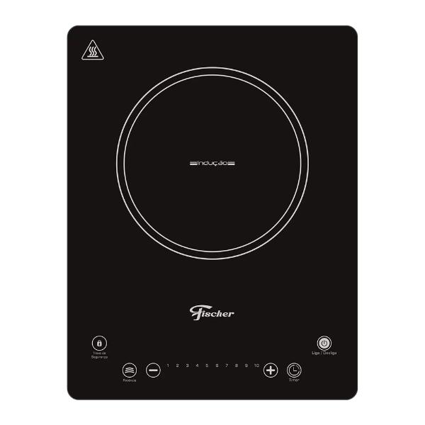 Fogão Por Indução Cooktop Fischer 1Q Mesa Vitrocerâmica V220