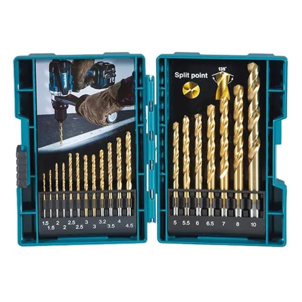 Kit De Brocas Hss-tin 19 Peças D-67527 Makita