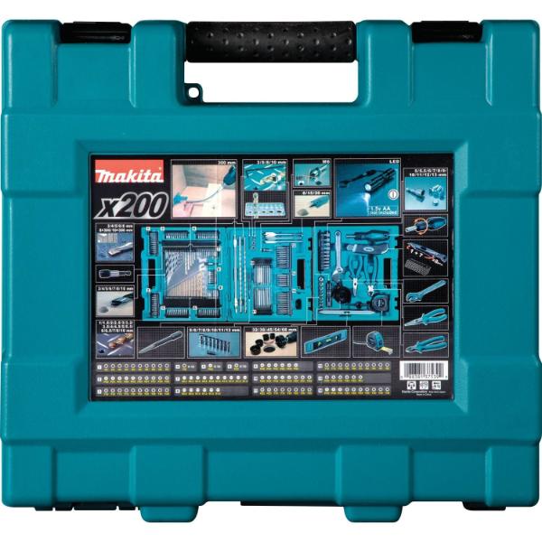 Kit Ferramentas 200 Peças Makita D-37194