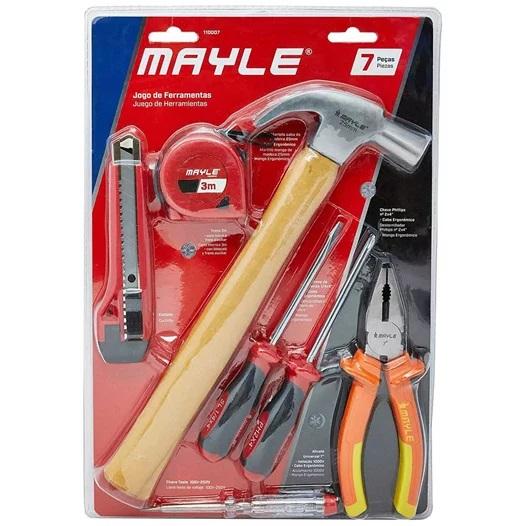 JOGO DE FERRAMENTAS 7 PEÇAS MAYLE 110007