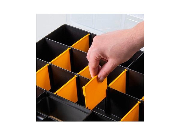 Maleta Organizadora Plástica Tramontina 17" com Divisórias Móveis