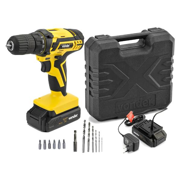 Parafusadeira Furadeira Bateria 12v PFV012 Vonder Bivolt