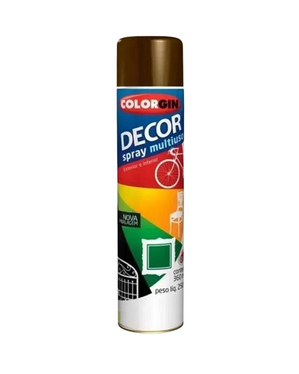 Tinta Spray Multiuso Marrom Café DECOR Colorgin