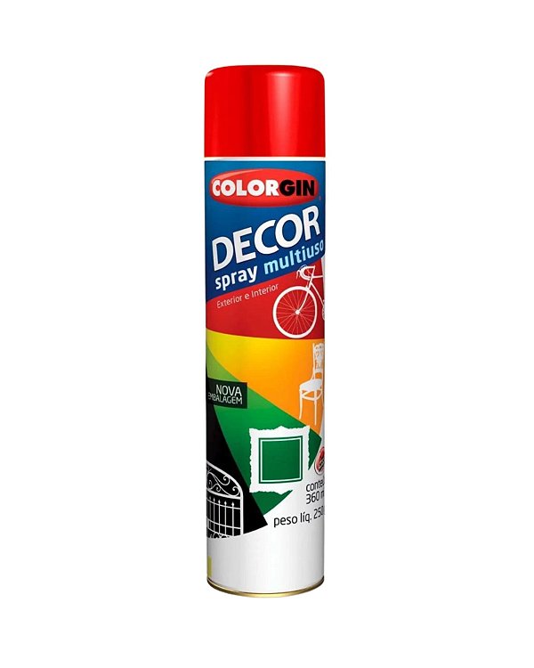 Tinta Spray Multiuso Vermelho DECOR Colorgin
