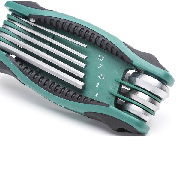 Jogo de Chaves Allen Tipo Canivete 8 peças - Sata ST09121SJ