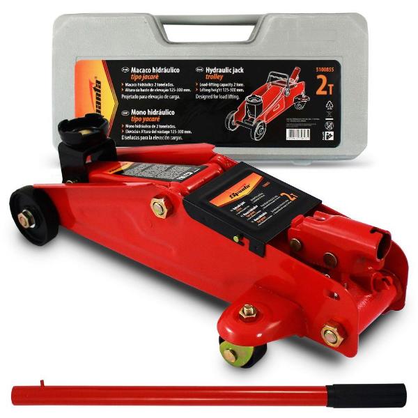 Macaco Hidraulico Jacaré 2 Toneladas com Maleta Sparta 5100855