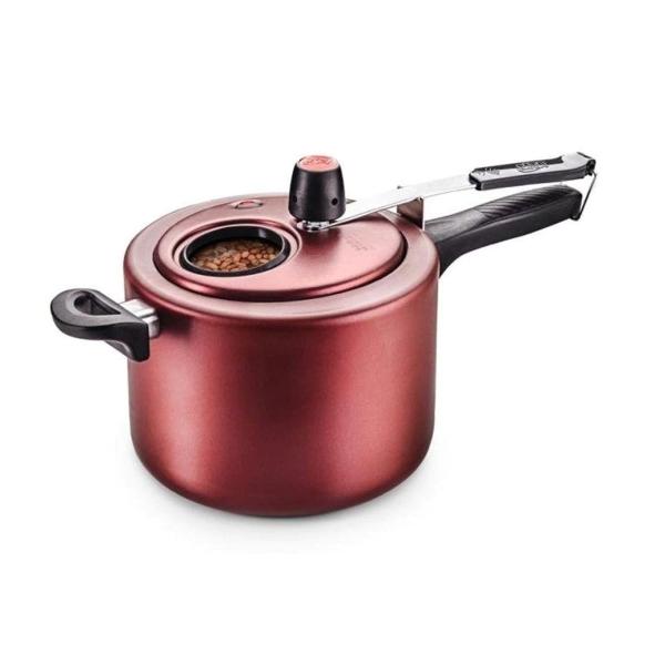 Panela De Pressão com Visor 4,5L Antiaderente Cereja MTA