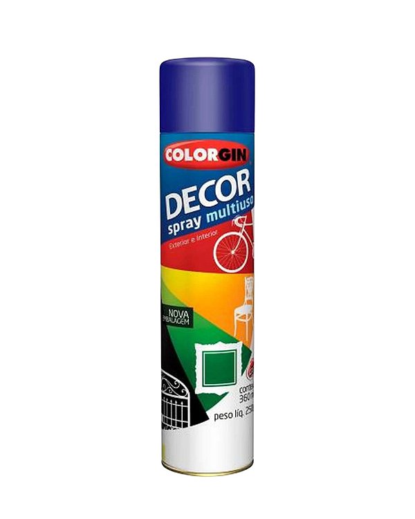 Tinta Spray Multiuso Decor Azul Colonial 861