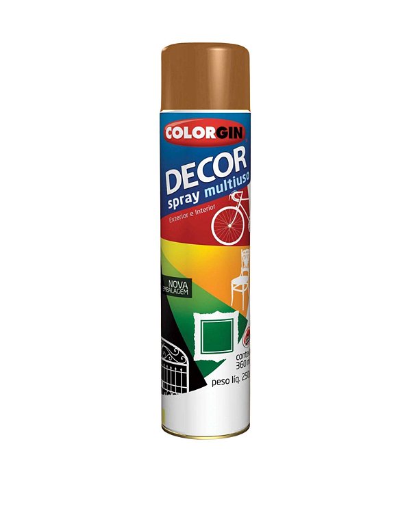 Tinta Spray Multiuso Decor Marrom Barroco 867