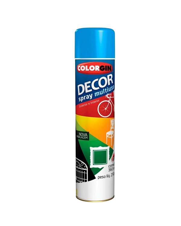 Tinta Spray Multiuso Decor Azul Medio 862