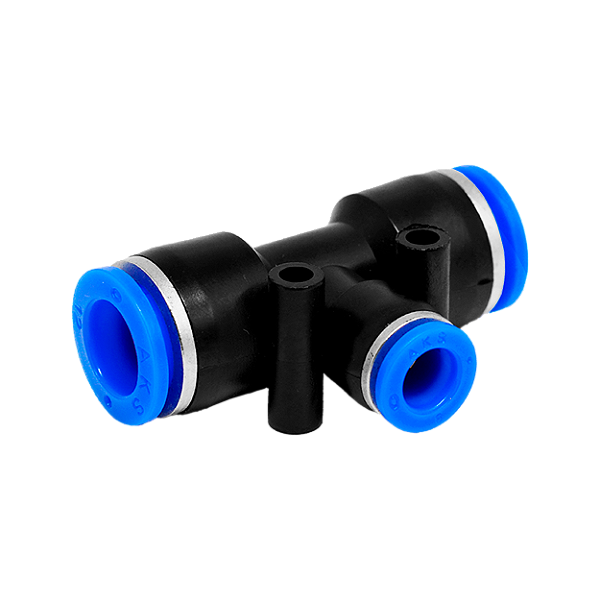 Tee Redutor Central PU 6mm x 8mm