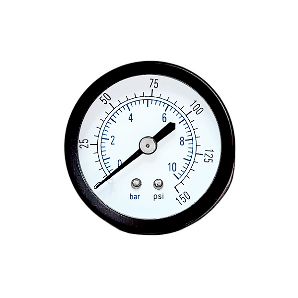 Manômetro Horizontal Rosca 1/8