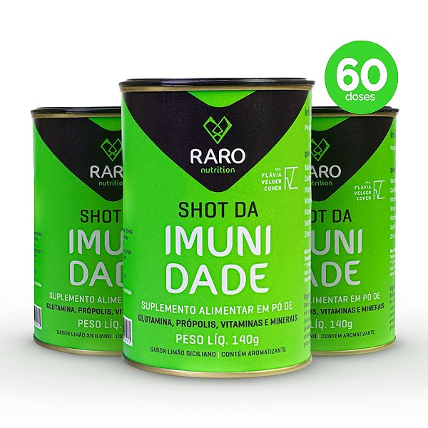 Kit 3 Latas Shot da Imunidade (tratamento 60 doses)
