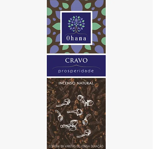 Incenso Natural Ohana - CRAVO