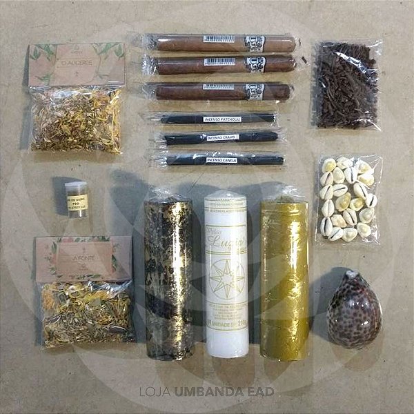 KIT TREINAMENTO EXU DO OURO - COMPLETO - UMBANDA EAD