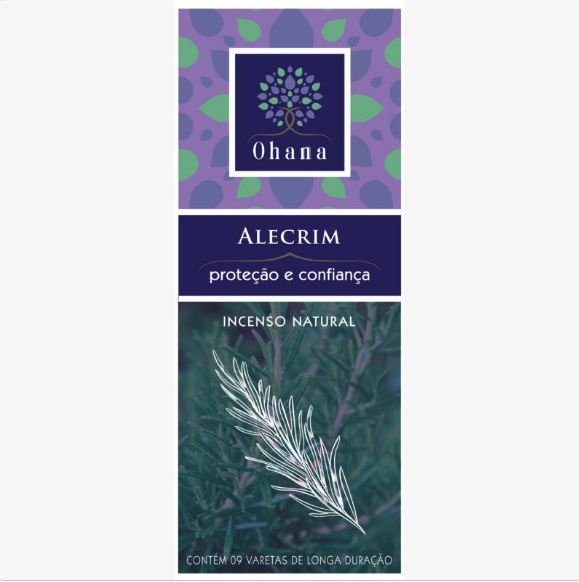 Incenso Natural Ohana - ALECRIM