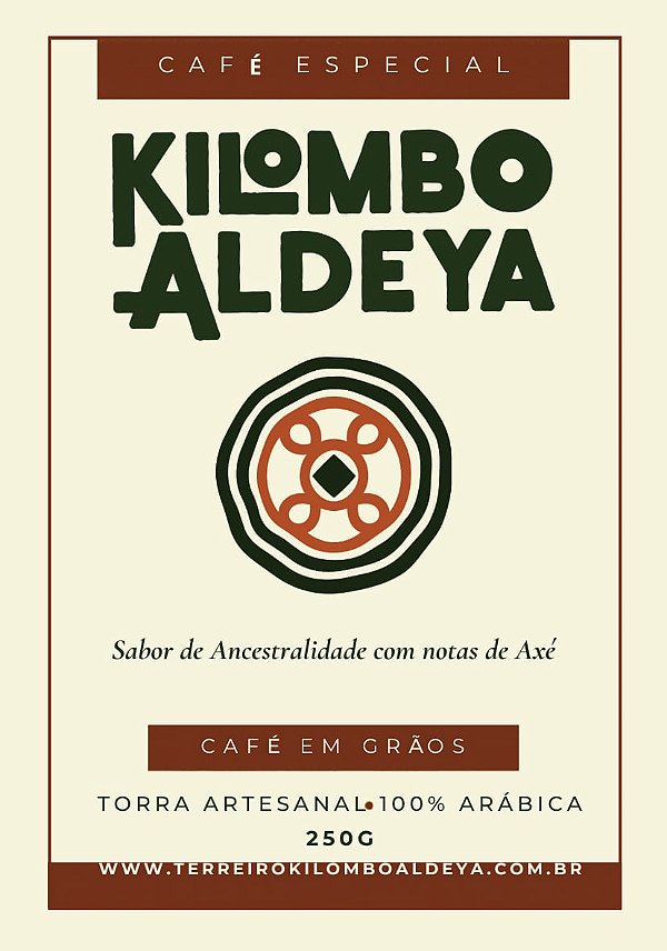 Café Kilombo Aldeia Grãos 250g Torra Artesanal