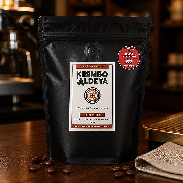 Café Kilombo Aldeia Moído 250g Torra Artesanal - Obatã - Moído