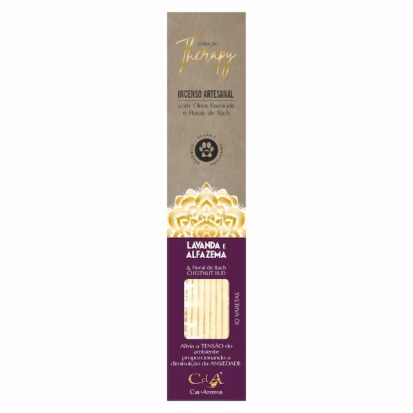 Therapy Incenso Vareta Lavanda e Alfazema e Floral de Bach CHESTNUT BUD