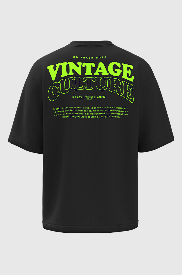 Camiseta Oversized Vintage Culture Feel Good Inc